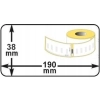 Etykiety do Dymo 99018 - 38x190mm, 110 szt.