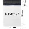 Foliopaki kurierskie białe foliopak do pakowania A3 310x420 mm - 100 szt.