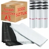 Foliopaki kurierskie białe foliopak do pakowania A3 310x420 mm - 1000 szt.