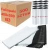 Foliopaki kurierskie białe foliopak do pakowania B3 400x500mm - 500 szt.