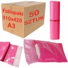 Foliopaki kurierskie różowe foliopak do pakowania A3 310x420mm - 50 szt.