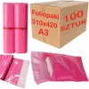 Foliopaki kurierskie różowe foliopak do pakowania A3 310x420mm - 100 szt.