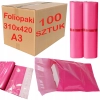 Foliopaki kurierskie różowe foliopak do pakowania A3 310x420mm - 100 szt.