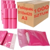 Foliopaki kurierskie różowe foliopak do pakowania A3 310x420mm - 1000 szt.
