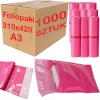Foliopaki kurierskie różowe foliopak do pakowania A3 310x420mm - 1000 szt.
