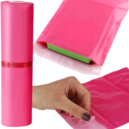 Foliopaki kurierskie różowe foliopak do pakowania B3 400x500mm - 50 szt.