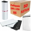 Foliopaki kurierskie białe foliopak do pakowania B5 190x250mm - 50 szt.