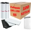 Foliopaki kurierskie białe foliopak do pakowania B5 190x250mm - 100 szt.