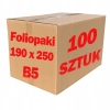 Foliopaki kurierskie białe foliopak do pakowania B5 190x250mm - 100 szt.