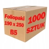 Foliopaki kurierskie białe foliopak do pakowania B5 190x250mm - 1000 szt.