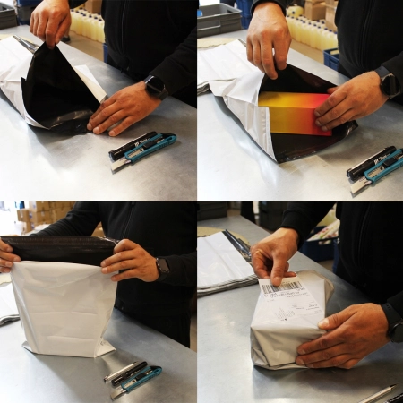 Foliopaki kurierskie białe foliopak do pakowania B5 190x250mm - 1000 szt.