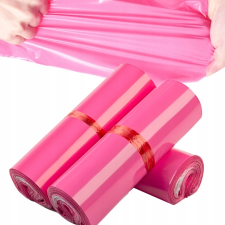 Foliopaki kurierskie różowe foliopak do pakowania XL 500x600mm - 100 szt.