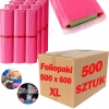 Foliopaki kurierskie różowe foliopak do pakowania XL 500x600mm - 500 szt.