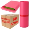 Foliopaki kurierskie różowe foliopak do pakowania C3 350x450mm - 50 szt.