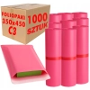 Foliopaki kurierskie różowe foliopak do pakowania C3 350x450mm - 1000 szt.
